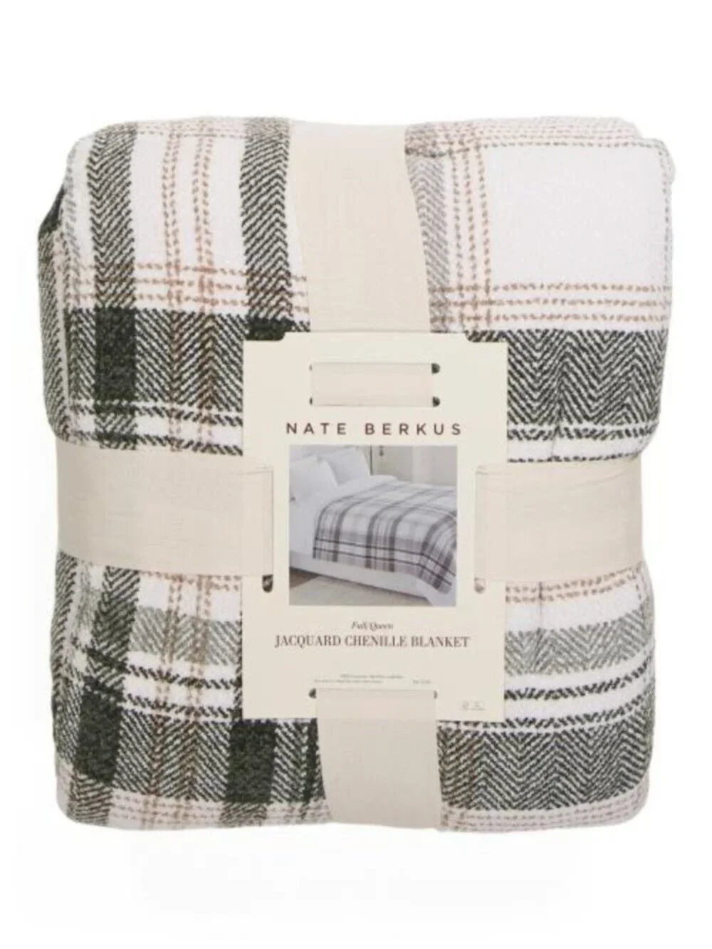 NATE BERKUS plaid blanket